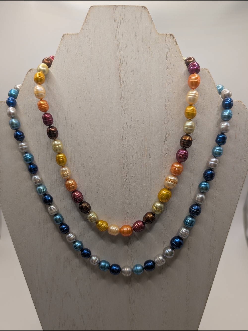 Set Of 2 Honora Multi-Color Pearl Necklaces - Picture 2 of 2